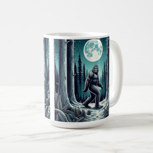 Bigfoot, Perfekt für Sasquatch Liebhaber Kaffeetasse (VorderseiteRechts)