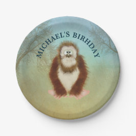 Bigfoot Personalisiert Geburtstag Pappteller