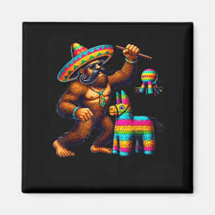 Bigfoot Piñata Cinco De Mayo Mexikanischer Sasquat Magnet