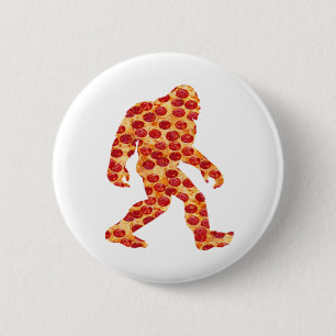 Bigfoot Pizza Button