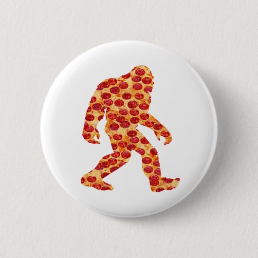 Bigfoot Pizza Button (Vorderseite)