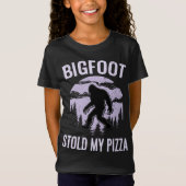 Bigfoot Pizza Forest Park Sasquatch Glaube Camper T-Shirt (Vorderseite)