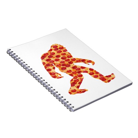 Bigfoot Pizza Notizblock (Rechte Seite)