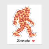 Bigfoot Pizza Sticker (Blatt)