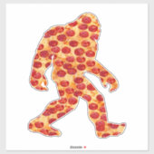 Bigfoot Pizza Sticker (Blatt)