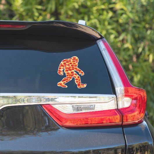 Bigfoot Pizza Sticker (Auto Seite)