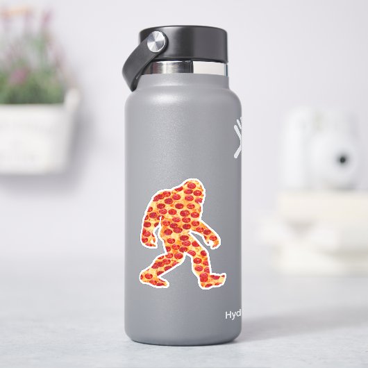 Bigfoot Pizza Sticker (HydroFlask)