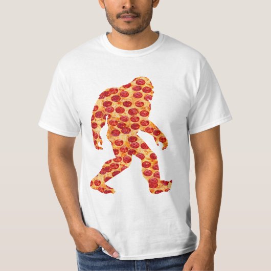 Bigfoot Pizza T-Shirt (Vorderseite)