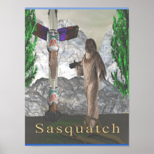 Bigfoot-Plakat Poster