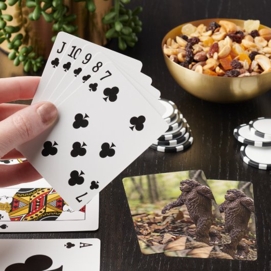 Bigfoot Playing Cards Sasquatch | Game Spielkarten (In Situ)