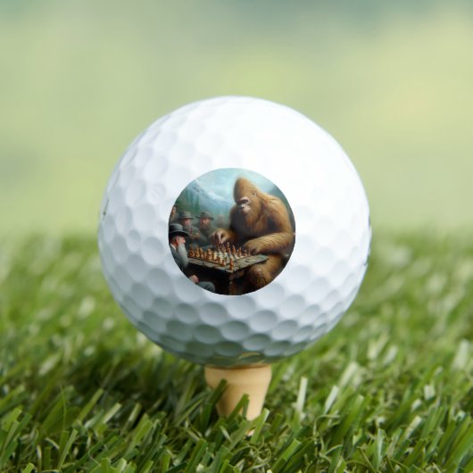 Bigfoot Playing Golfball (Insitu T-Shirt)