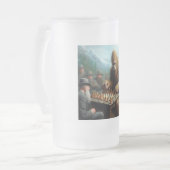 Bigfoot Playing Mattglas Bierglas (Vorderseite Links)