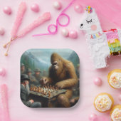 Bigfoot Playing Pappteller (Party)