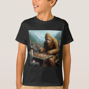 Bigfoot Playing T-Shirt