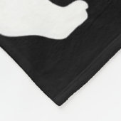 Bigfoot Plays Hockey Funny Sasquatch Sports  Fleecedecke (Ecke)