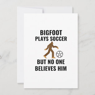 BIGFOOT PLAYS SOCCER KARTE