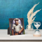 Bigfoot Policeman Fotoplatte (InSitu)