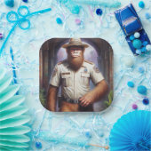 Bigfoot Policeman Pappteller (Party)