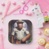 Bigfoot Policeman Pappteller (Party)