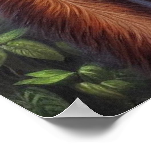 Bigfoot Policeman Poster (Ecke)