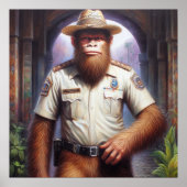 Bigfoot Policeman Poster (Vorne)