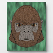 Bigfoot Portrait 1 (ape-like) Fotoplatte (Vorderseite)