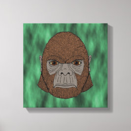Bigfoot Portrait 1 (ape-like) Leinwanddruck