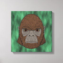 Bigfoot Portrait 1 (ape-like) Leinwanddruck