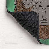 Bigfoot Portrait 1 (Ape-like) Maus-Pad Mousepad (Ecke)