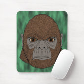 Bigfoot Portrait 1 (Ape-like) Maus-Pad Mousepad (Mit Mouse)