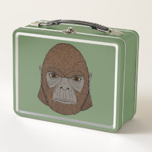Bigfoot Portrait 1 (ape-like) Metall Brotdose