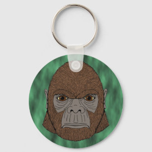 Bigfoot Portrait 1 (ape-like) Schlüsselanhänger