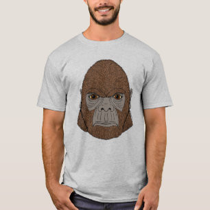 Bigfoot Portrait 1 (ape-like) T-Shirt