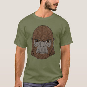 Bigfoot Portrait 1 (ape-like) T-Shirt
