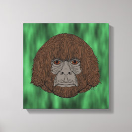 Bigfoot Portrait 2 (human-like) Leinwanddruck