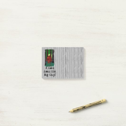 Bigfoot Post-it Klebezettel (Auf Schreibtisch)