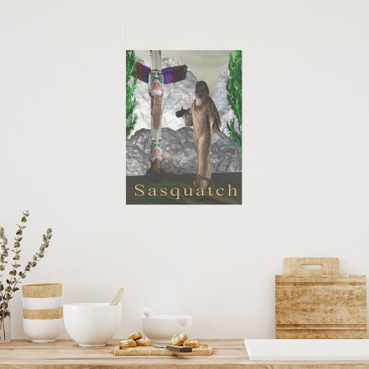 Bigfoot Poster (Küche)