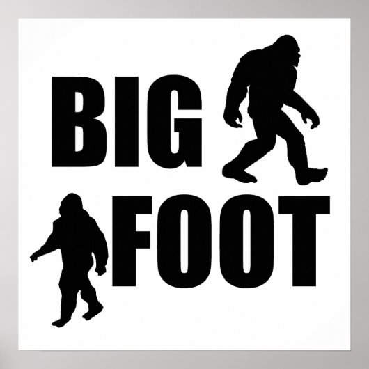Bigfoot Poster (Vorne)