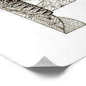 Bigfoot Poster (Ecke)