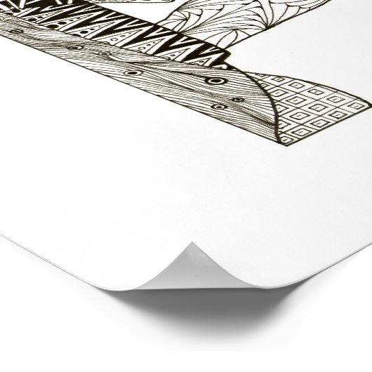 Bigfoot Poster (Ecke)