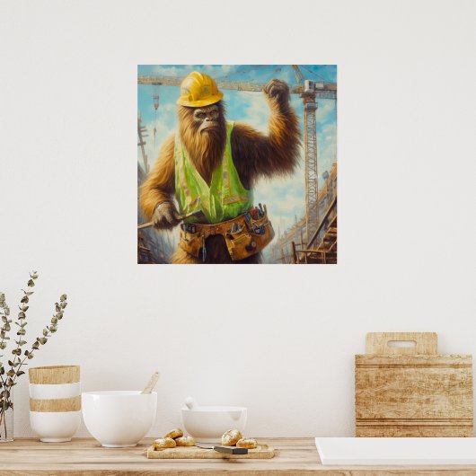 Bigfoot Poster (Küche)