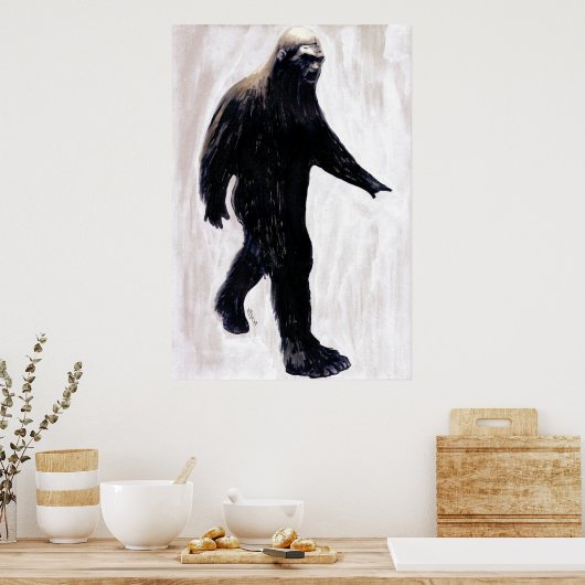 Bigfoot Poster (Küche)