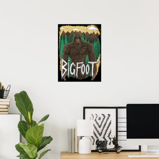 Bigfoot Poster (Heimbüro)
