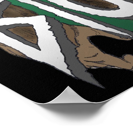 Bigfoot Poster (Ecke)