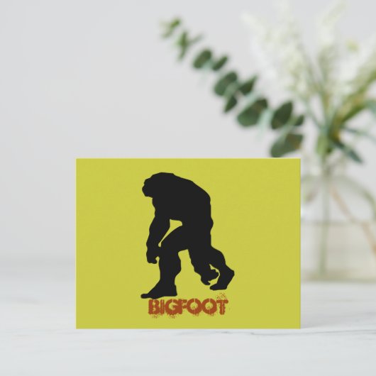 Bigfoot Postkarte (Stehend Vorderseite)