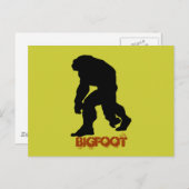 Bigfoot Postkarte (Vorne/Hinten)