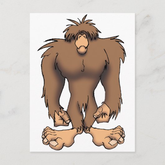 BIGFOOT POSTKARTE (Vorderseite)