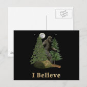 Bigfoot Postkarte (Vorne/Hinten)