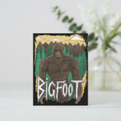 Bigfoot Postkarte (Stehend Vorderseite)