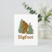 Bigfoot Postkarte (Stehend Vorderseite)